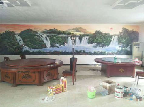 礼泉墙绘-写实风景