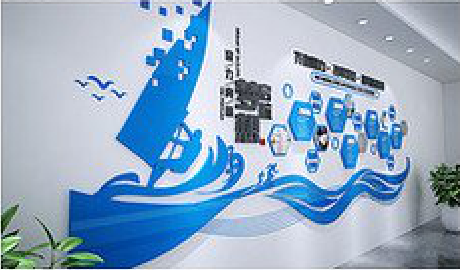 礼泉海浪主题文化墙如何设计？