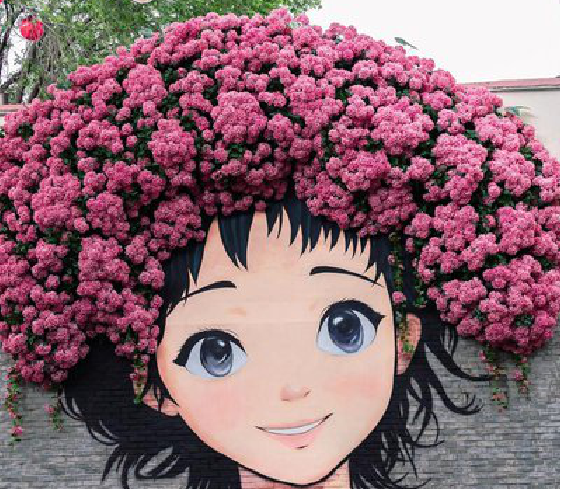 礼泉墙体彩绘-网红墙打卡