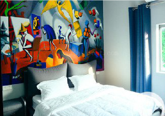 礼泉对于酒店的墙体彩绘而言更注重哪些方面？