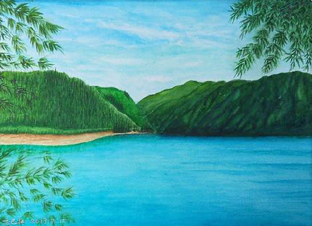 礼泉在墙绘中，如何绘画绿水青山？