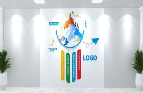 礼泉公司企业形象墙的工艺材料有哪些？